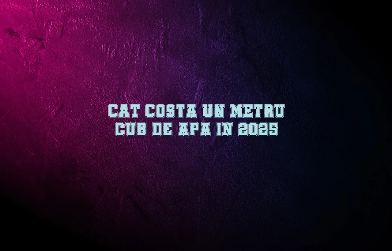 cat costa un metru cub de apa 2025