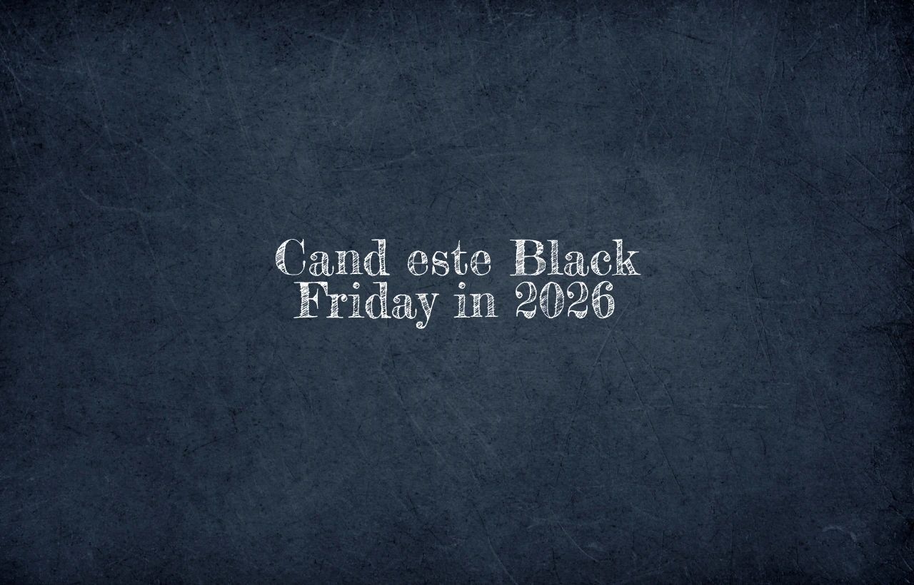 cand este black friday 2026